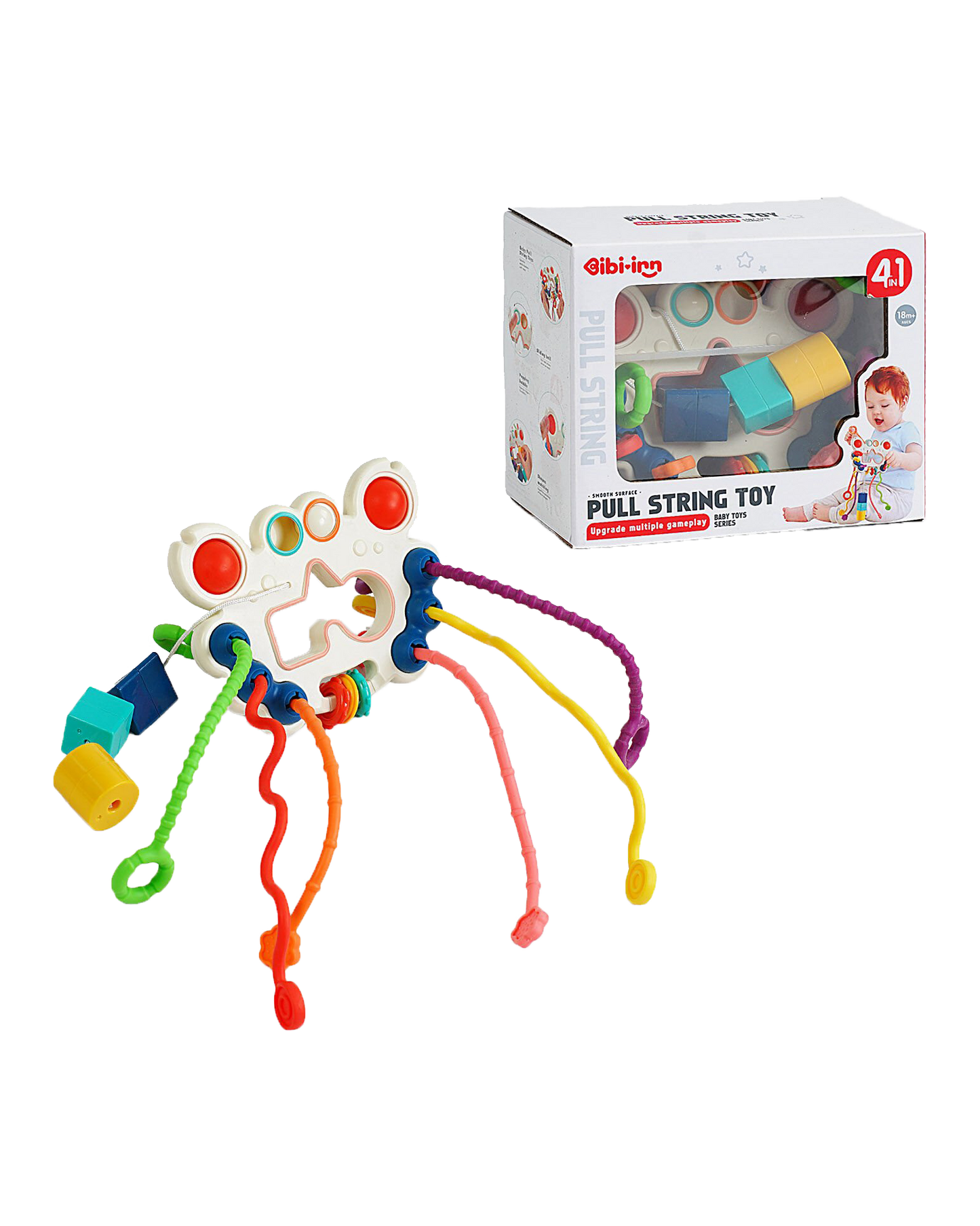 Multi-Sensory Pull String Toy