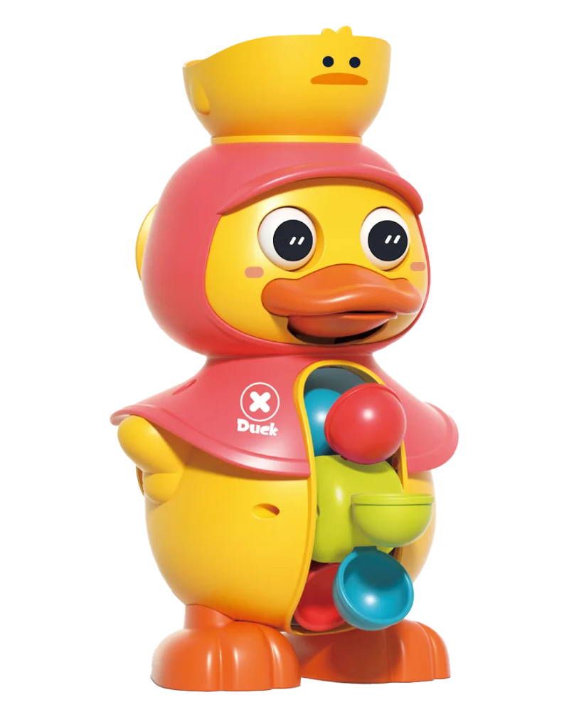 Cute Duck Water Wheel Bath Toy