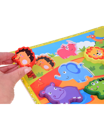 Safari Chunky Wooden Puzzle