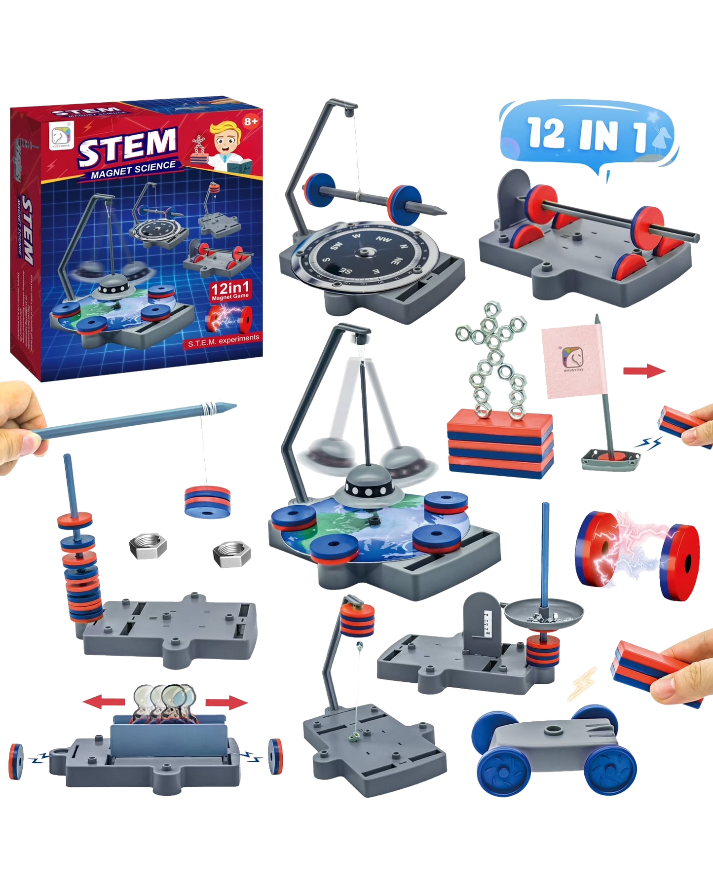 Magnet Experiment 12in1