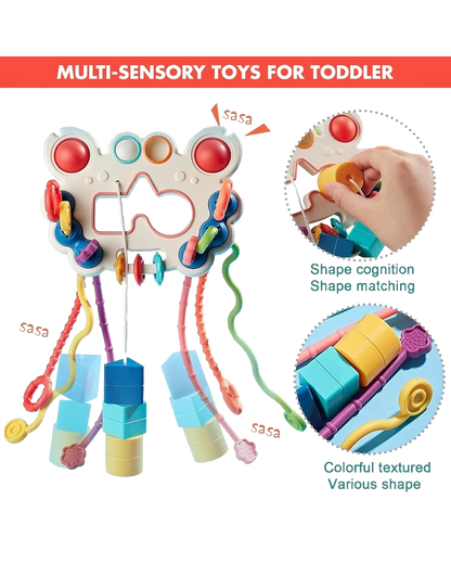 Multi-Sensory Pull String Toy