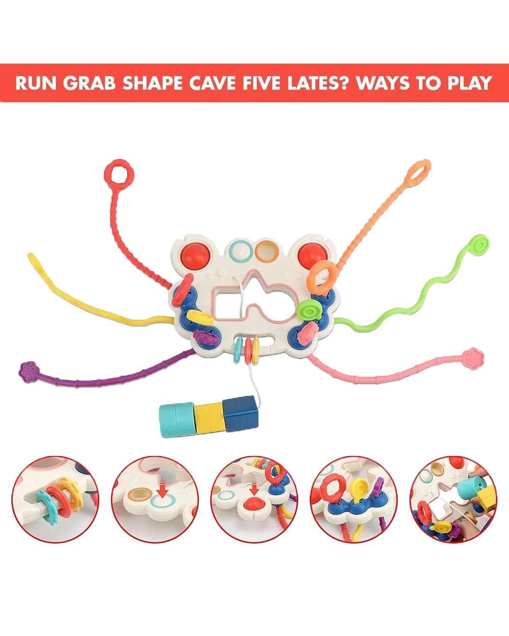 Multi-Sensory Pull String Toy