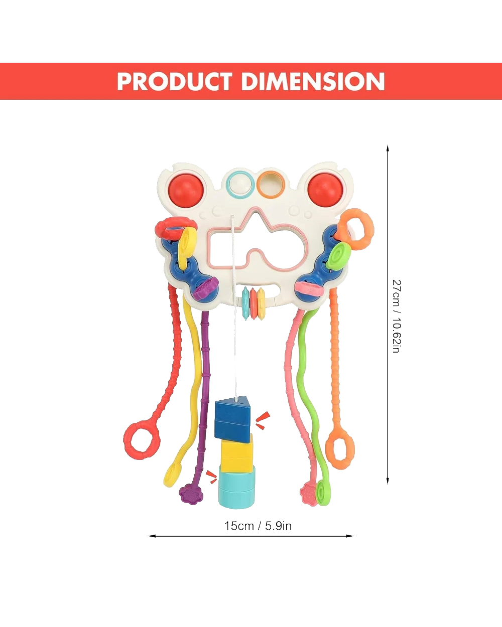 Multi-Sensory Pull String Toy