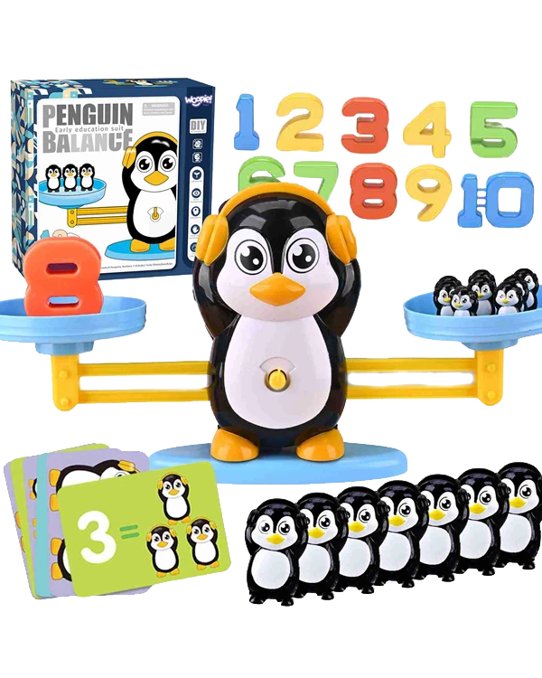 Penguin Balance Math Scale