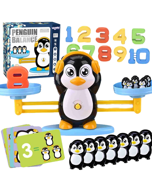 Penguin Balance Math Scale