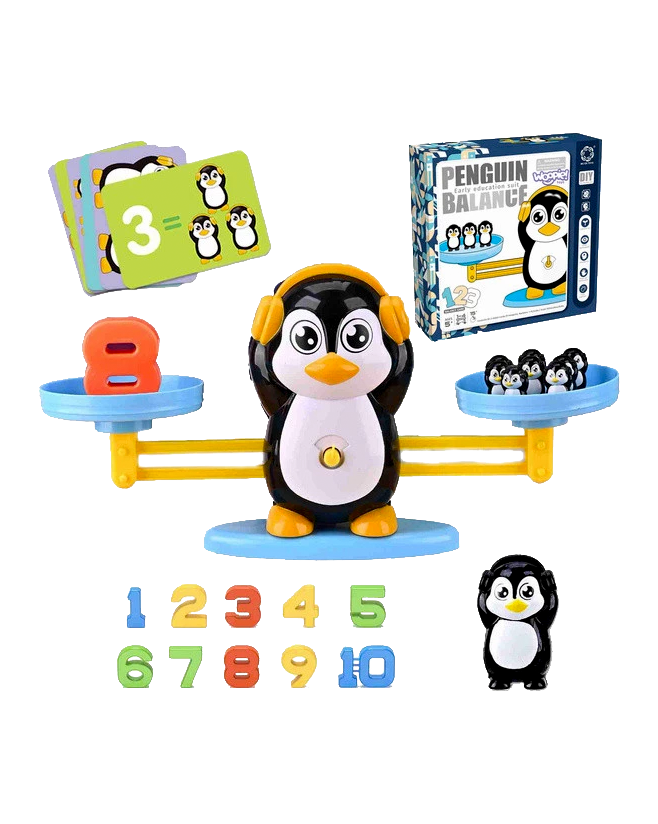 Penguin Balance Math Scale