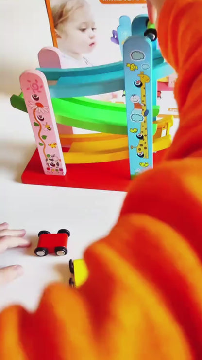 Wooden Car Ramp Racer