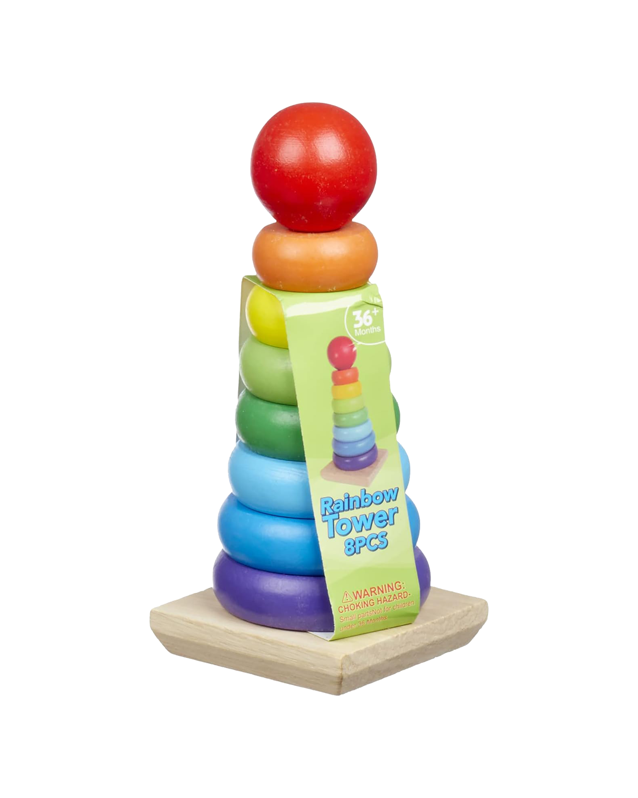 Wooden Rainbow Tower