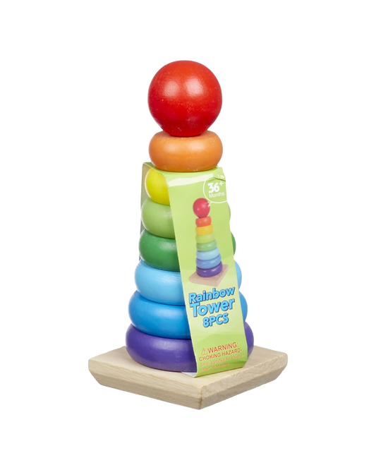 Wooden Rainbow Tower